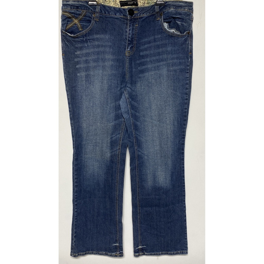 Venezia Jeans Womens Size 20  Bootcut Blue Denim 40 x 32
